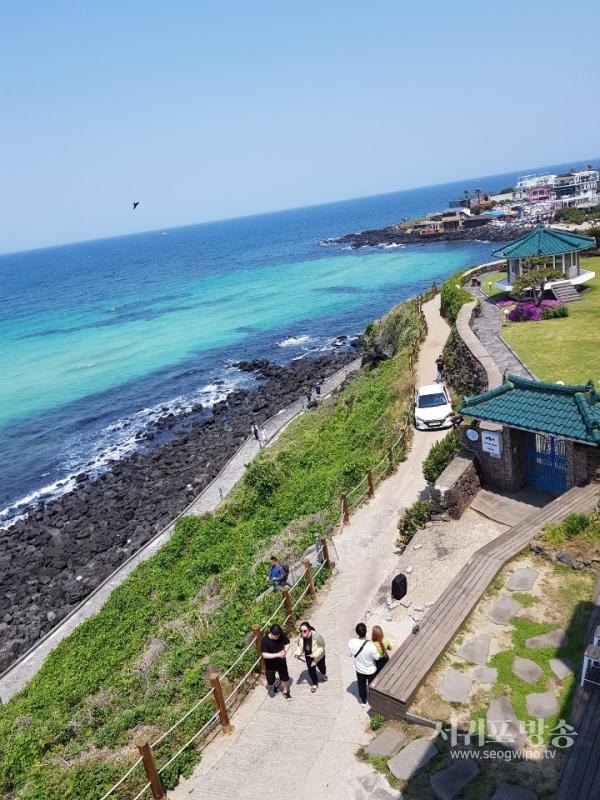 제주도애월 장한철 한담산책로