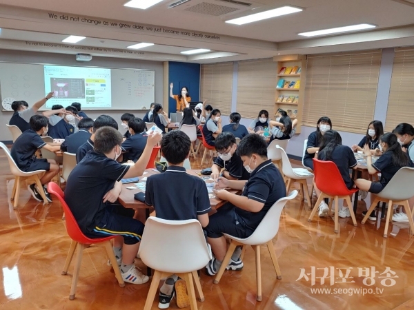 효돈중, ‘IDEA 제주’ 운영으로 미래사회를 향한 아이디어 모색