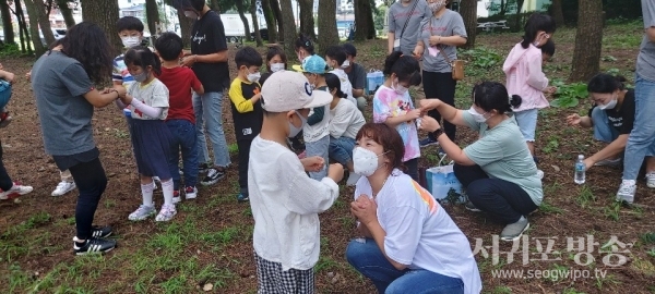 제주유아교육진흥원, ‘소나무 숲 놀이터에서 행복 찾기’ 학부모 연수 실시