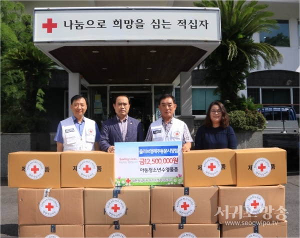 올리브영 제주동문시장점 1250만원 상당 아동수영용품 기탁