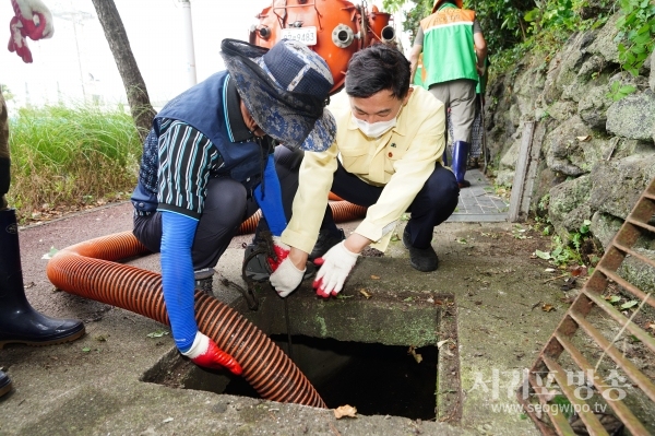 원희룡 지사, 태풍 ‘마이삭’ 대비 현장점검