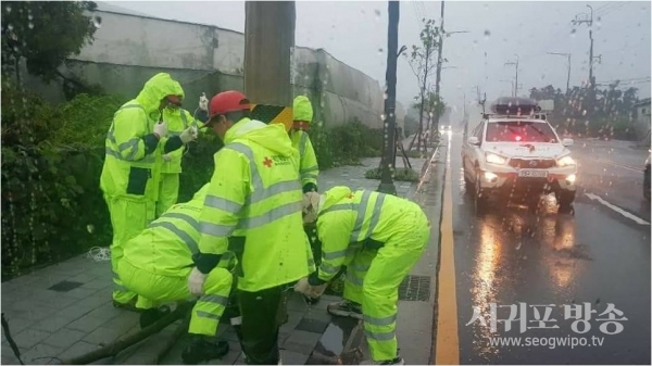 적십자사, 태풍 9호 마이삭 대비 예찰활동