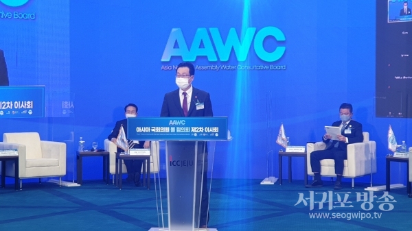 고영권 정무부지사, 9일 AAWE 변재일 회장 면담 후 국회 지원 건의