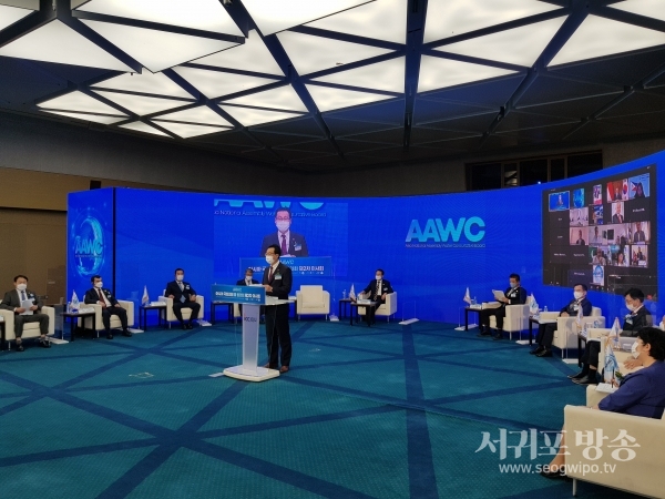 고영권 정무부지사, 9일 AAWE 변재일 회장 면담 후 국회 지원 건의