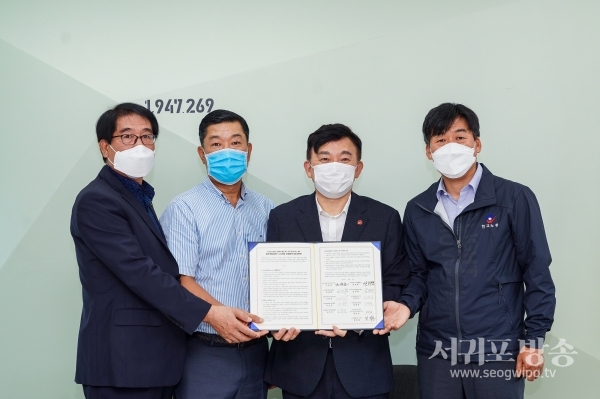 원희룡 지사 “고용안정·경제 위기 극복 행정력 집중”, 도-한국노총 제주본부-제주경총-제주경실련 상생협력 공동선언문 채택