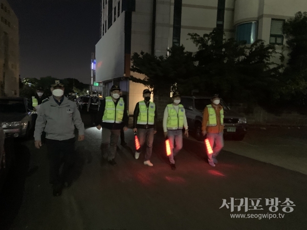 19:00-21:00어간 관내 초등학교 및 학원가 주변 등 우범지역 집중순찰