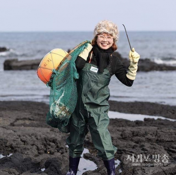 사단법인 제주해녀문화보전회 장정애이사장