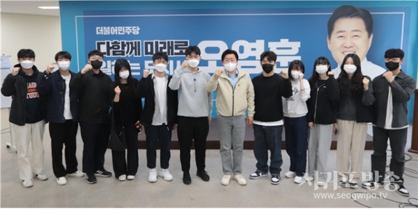17일 도내 고3 학생들과 간담회