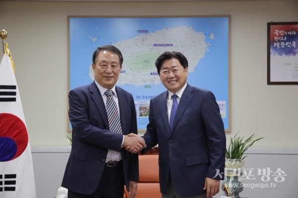 제주특별자치도지사 당선 후 JDC 직접 방문, 협력 방안 논의