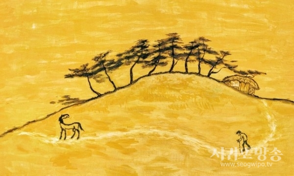 우성 변시지화백의 ‘이대로 가는 길’
