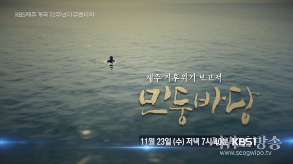 제주 기후위기 보고서 ‘민둥바당’