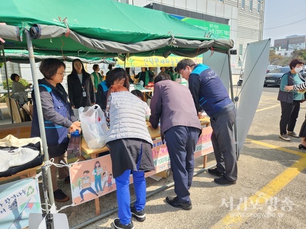 안덕면, 찾아가는 맞춤형 복지사업 홍보부스 운영