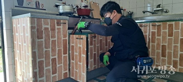 안덕면지역사회보장협의체, 취약가구 무료 방역서비스 추진