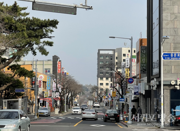 서귀포시 천제연로 간판개선사업 선정