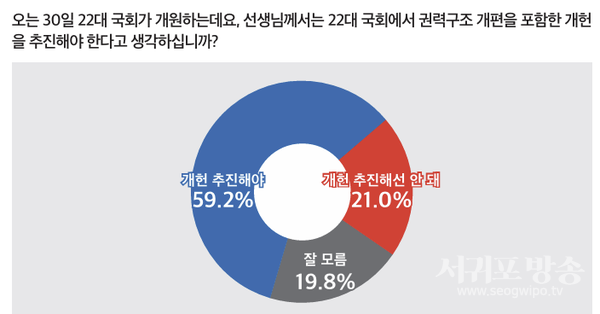 22대 국회 개헌 추진 여부