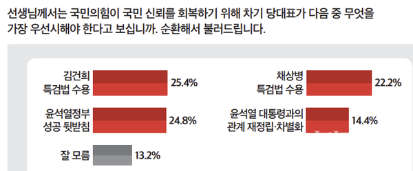 국민의힘 차기 당대표 우선요구 사안