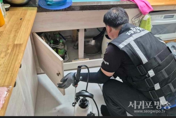 안덕면지역사회보장협의체, 찾아가는 무료 방역서비스 실시