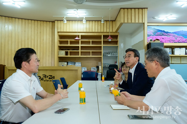 오순문 시장, 매일올레시장 방문