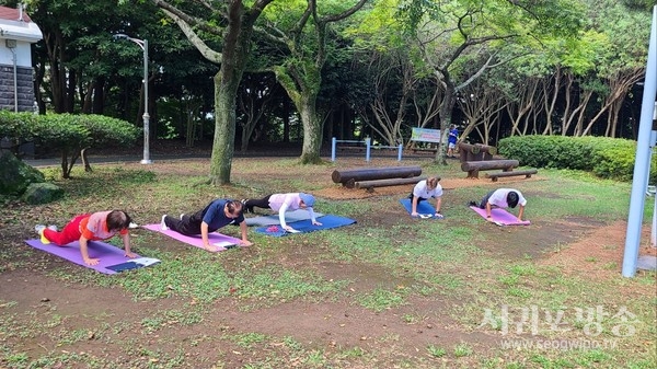 제2회제주프로팔굽혀펴기'1시간 불굴의 의지, 기록대회.