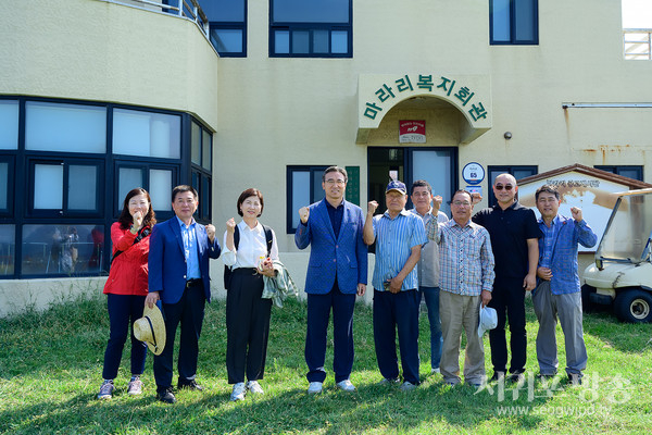 오순문시장, 대한민국 최남단 마라도 방문