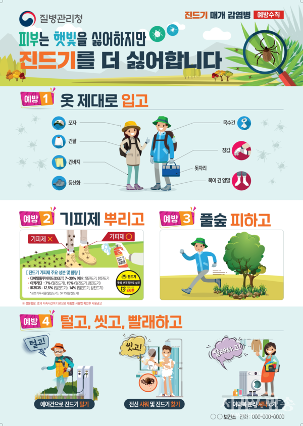 서귀포보건소, 쯔쯔가무시증 감염 예방 주의 당부