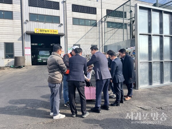 오순문 서귀포시장, 설 맞이 현장근로자 및 공직자 격려