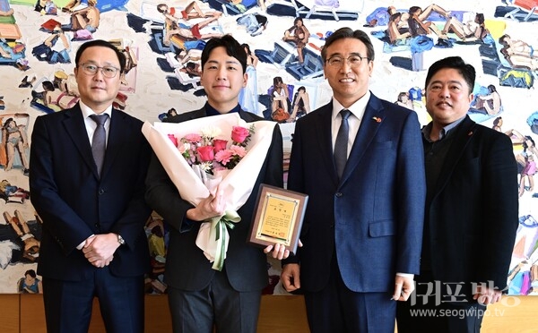 서귀포시, 생명 살린 모범시민에게 표창 수여