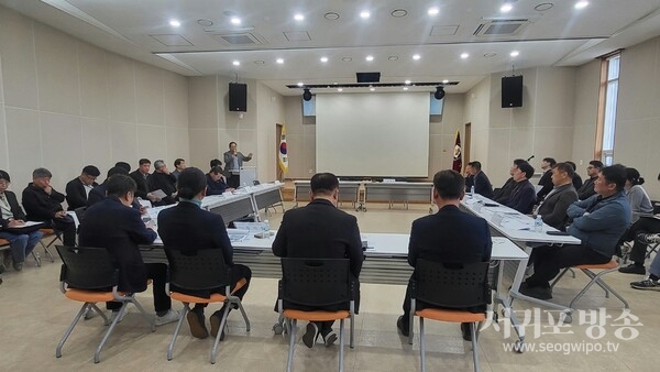 상하수도본부, 남원읍 주요 사업설명회 개최