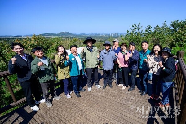 오순문 서귀포시장, 물영아리오름 람사르습지 현장 방문
