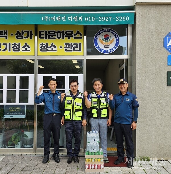 대정파출소 “마늘 수확기 범죄예방”민경 협력 방범활동 현장 격려