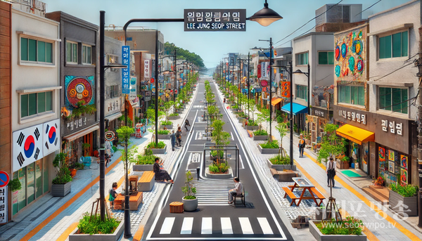 이중섭로 문화를 접목시킨 예술 특화 거리조성